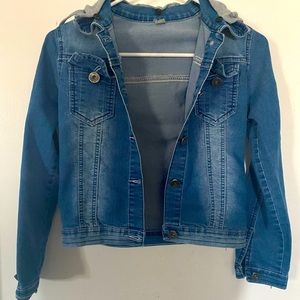 Energie Hooded Denim Jacket